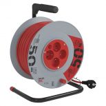 Prodlužovací kabel 50 m červený 3x1,5 mm², 4x zásuvka