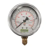 Manometr 0-10 bar, glycerinová náplň, Ø 63mm