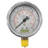 Manometr 0-6 bar, glycerinová náplň, Ø 63mm