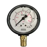 Manometr 0-6 bar, glycerinová náplň, Ø 63mm