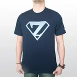 Tričko Superzávlahář, modré - typ: Vel. L