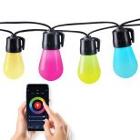 Světelný řetěz FUN, 14 m, 10 W, RGB, Bluetooth