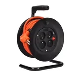 Prodlužovací kabel 15m oranžový 3x1,5mm², 4x zásuvka 